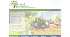 Desktop Screenshot of hopewellnutrition.com